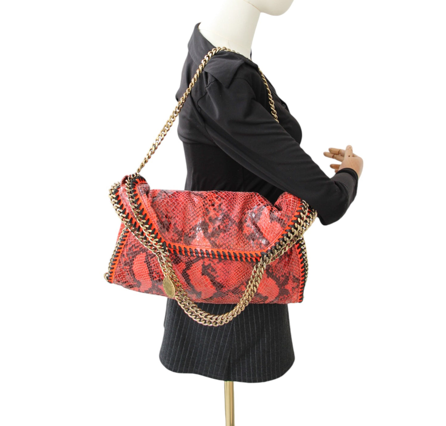 Tote Falabella Pieghevole Pitone