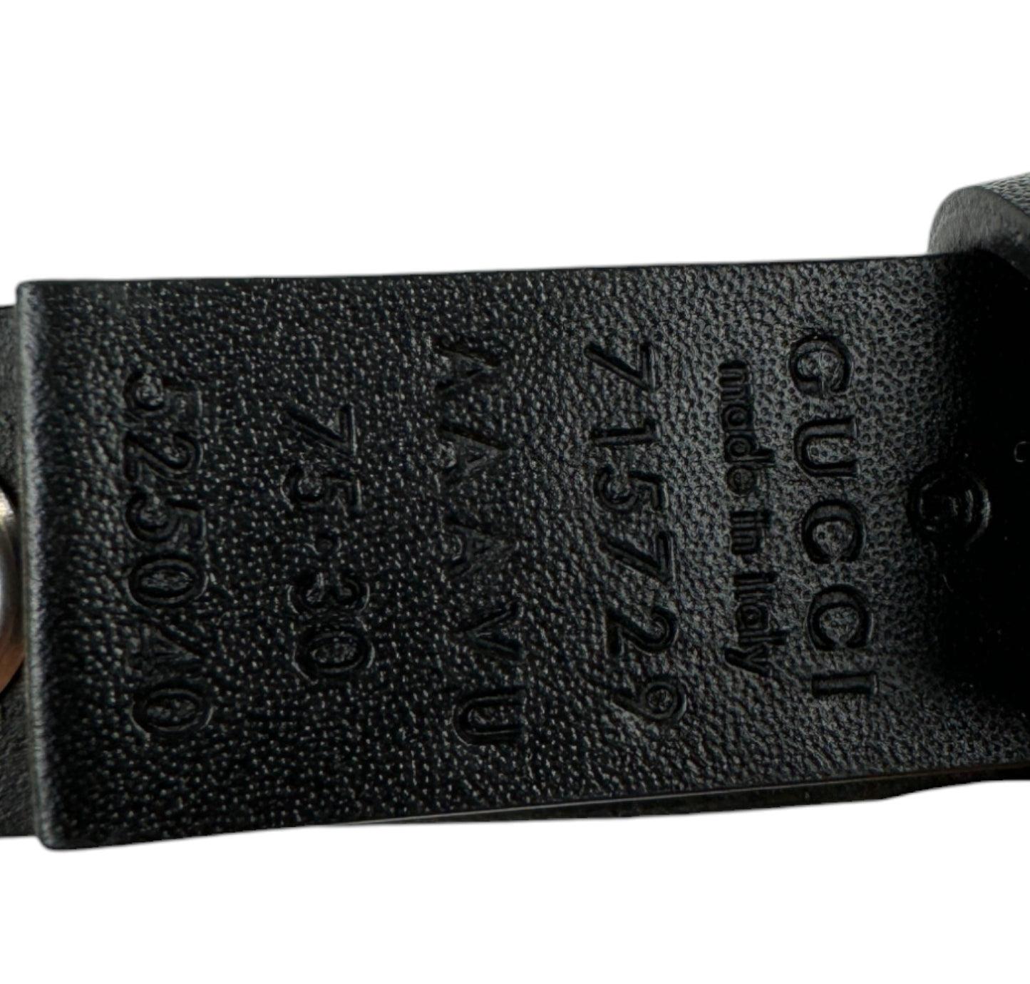 Cintura Studded Nera 75