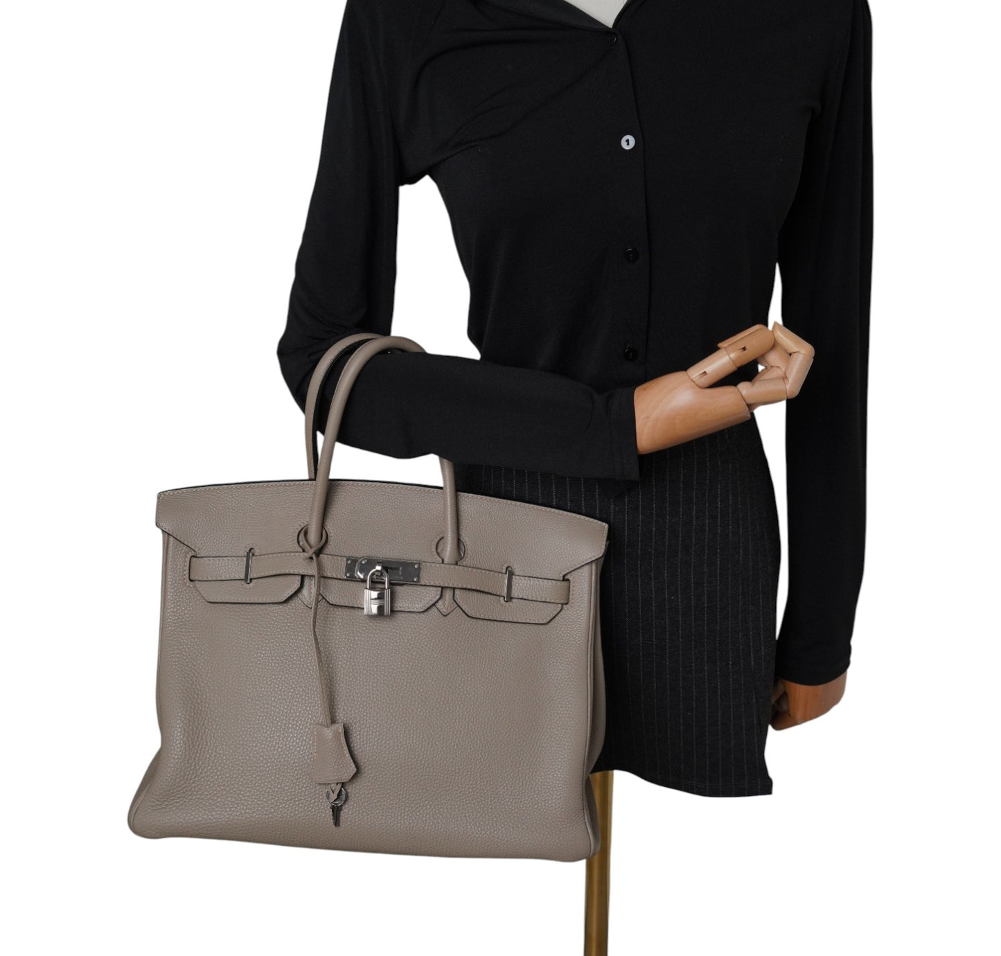 Birkin 35 Togo Gris Tourterelle