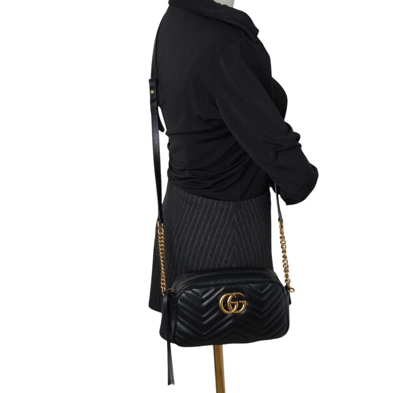 GG Marmont Camera Bag Small Black