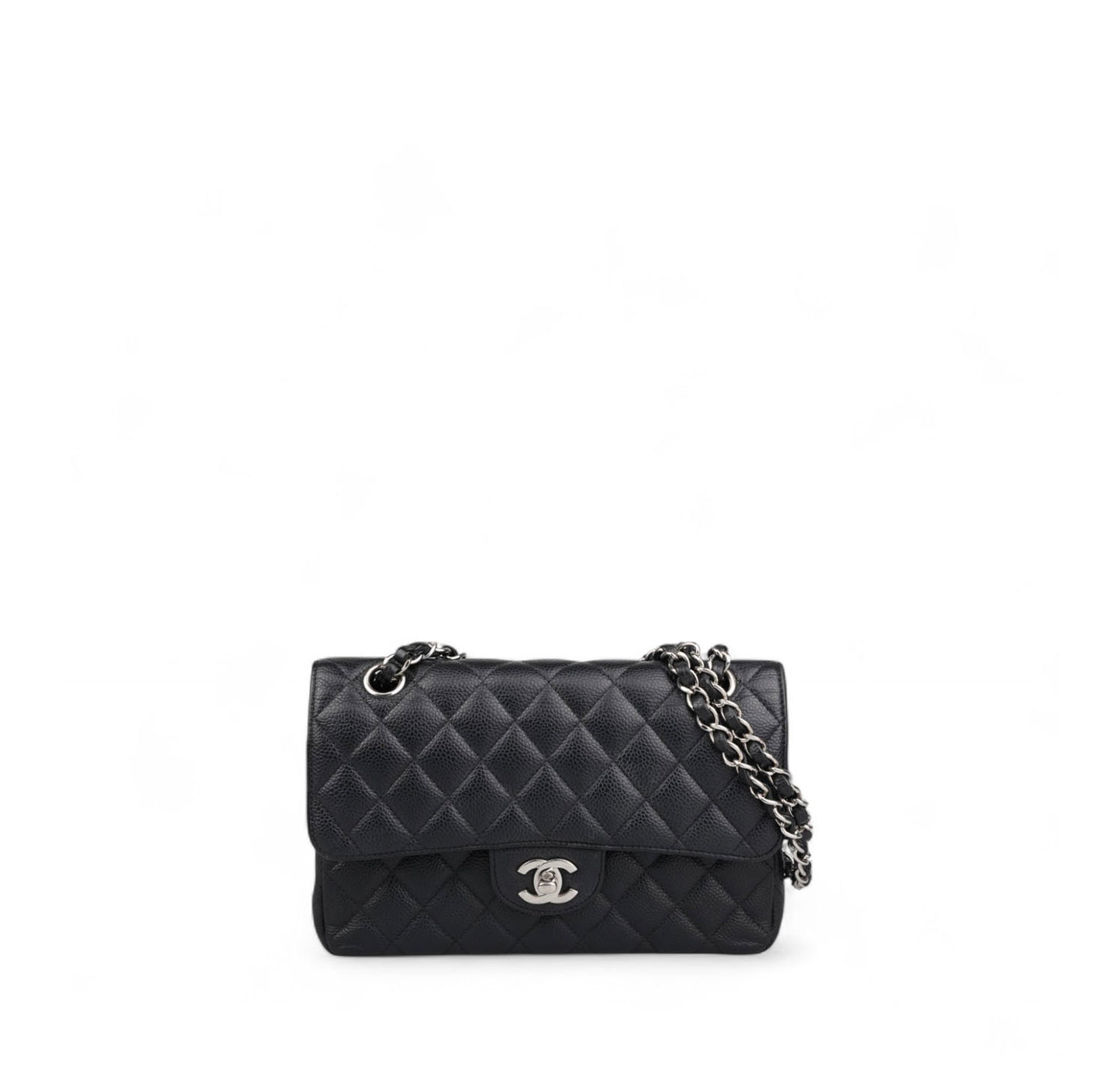 Timeless Classic Caviar Silver Black