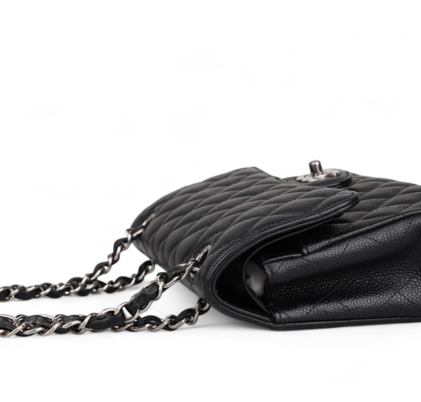 Timeless Classic Caviar Silver Black