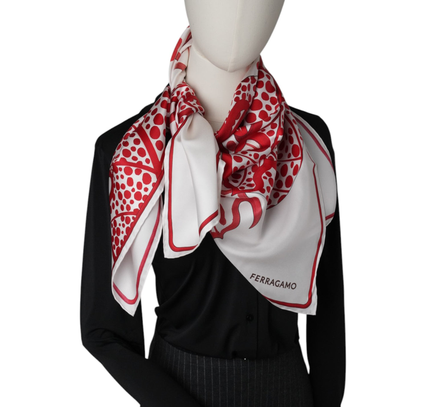 Foulard in Seta Foliage
