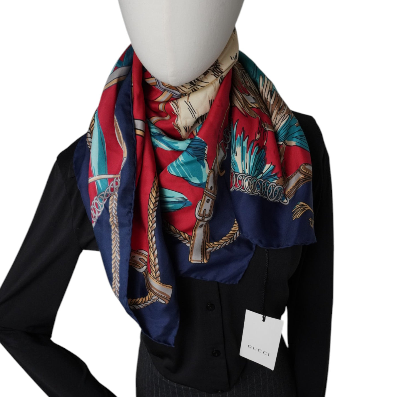 Foulard in Seta Fishing