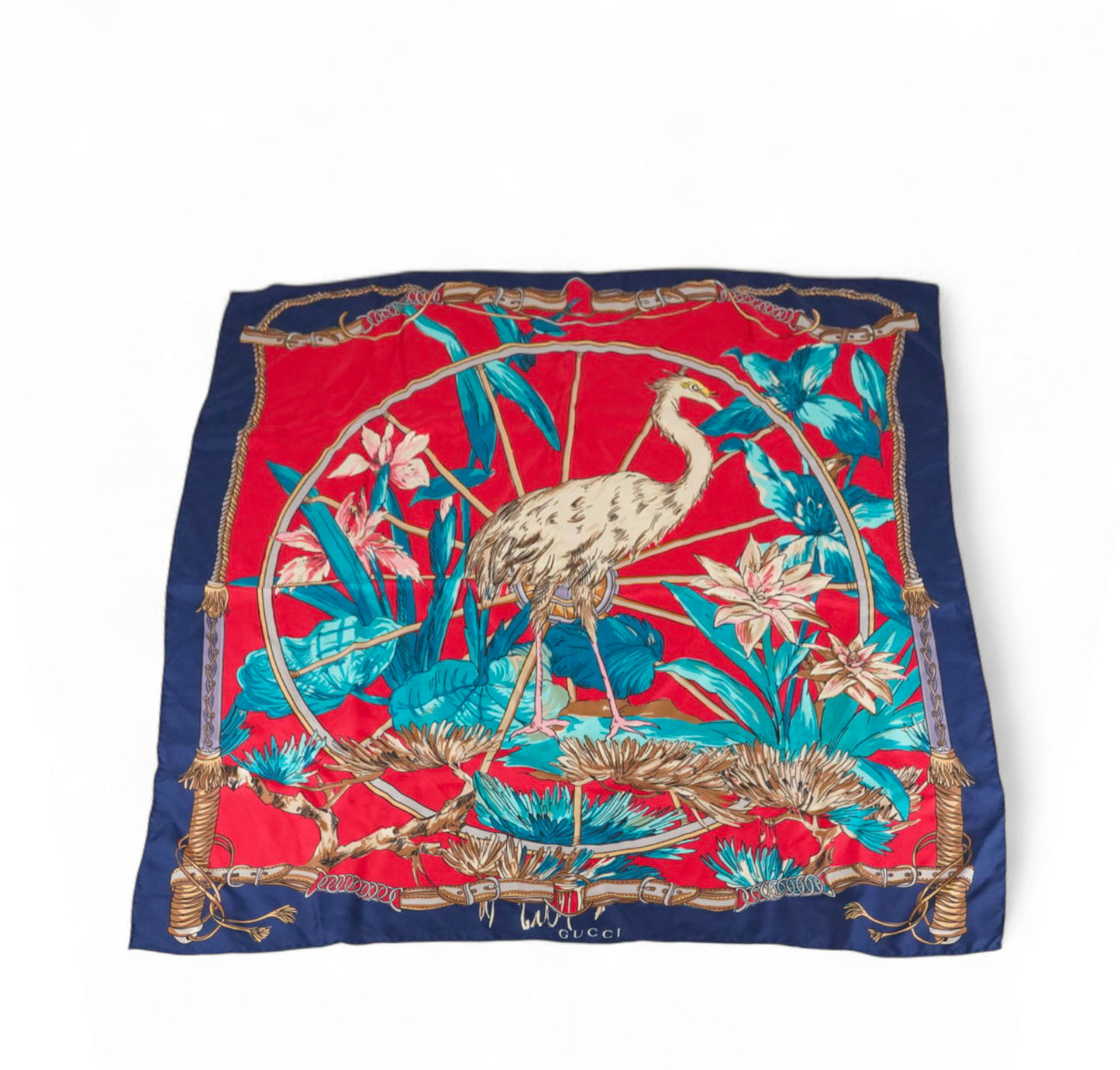 Foulard in Seta Fishing