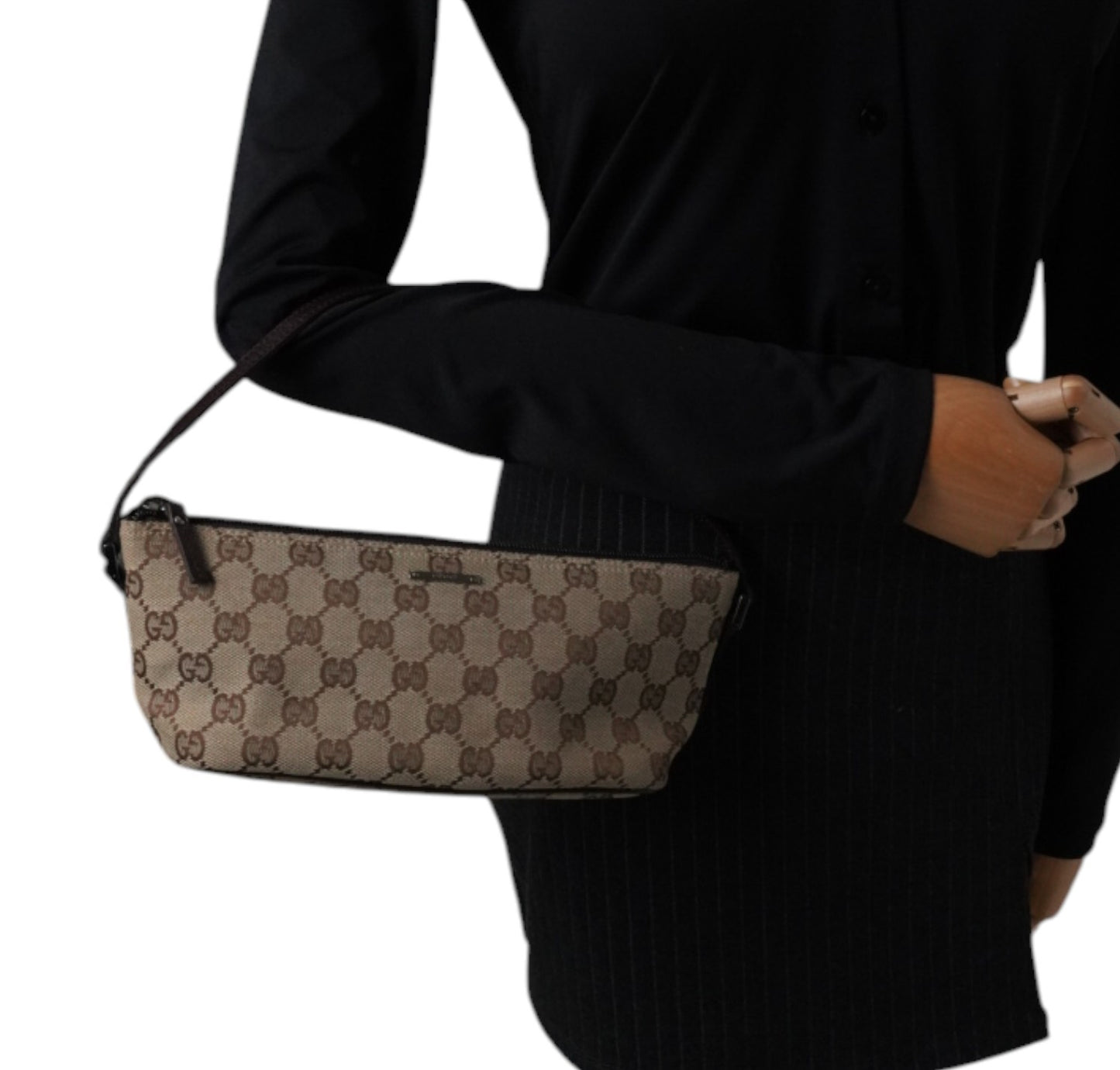 Beige Boat Clutch