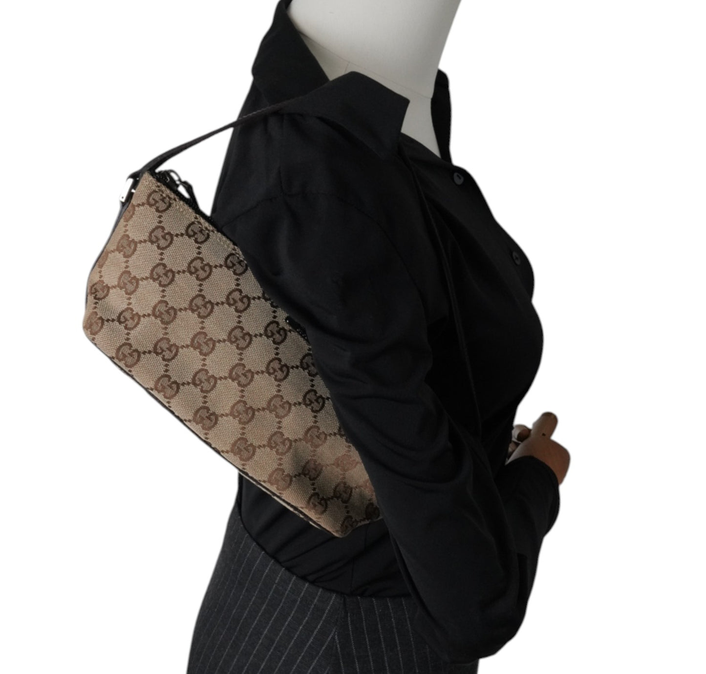 Beige Boat Clutch