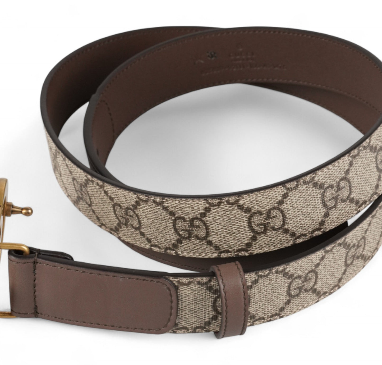 GG Monogram Brown Belt 105