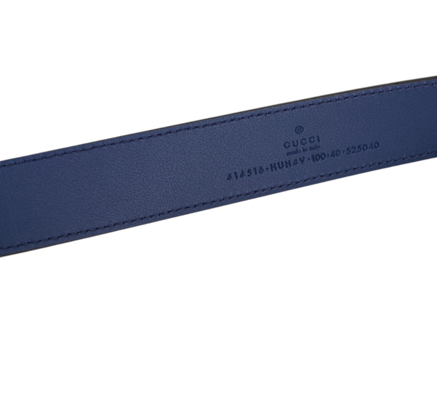 GG Monogram Royal Blue 100 belt