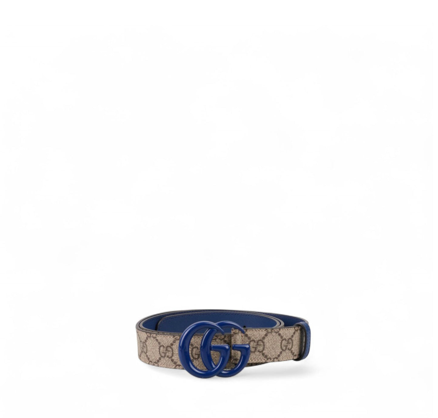 GG Monogram Royal Blue 100 belt