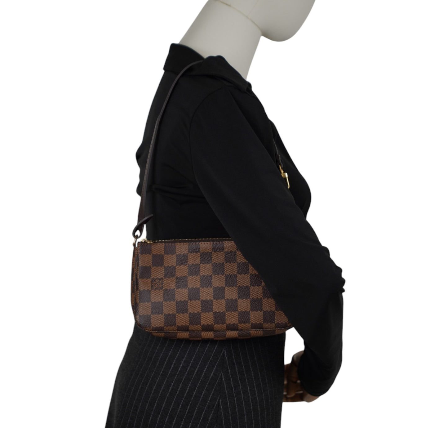 Accessoires Damier Ebene clutch bag