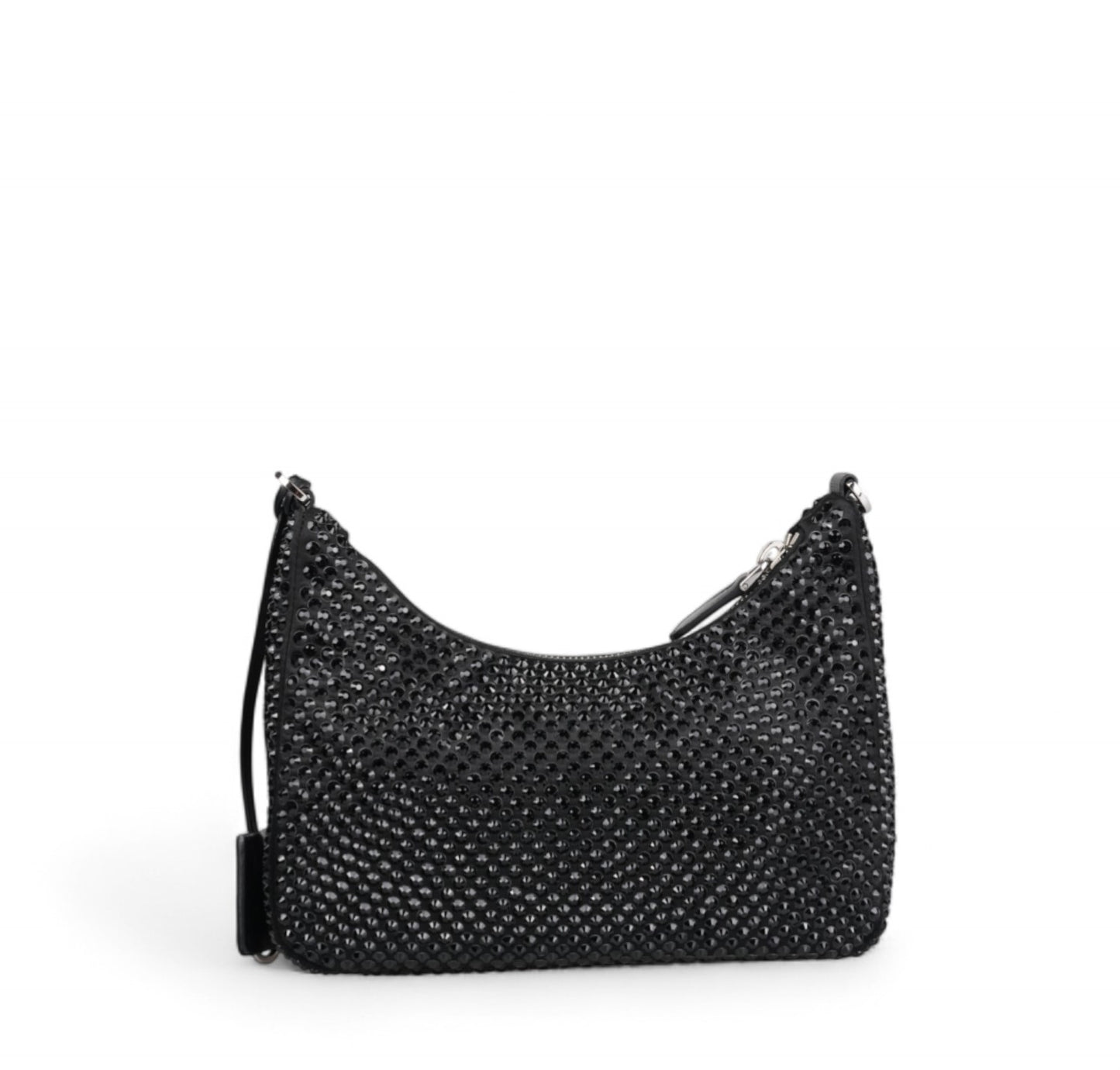 Mini Borsa Re-Edition 2005 In Raso Con Cristalli