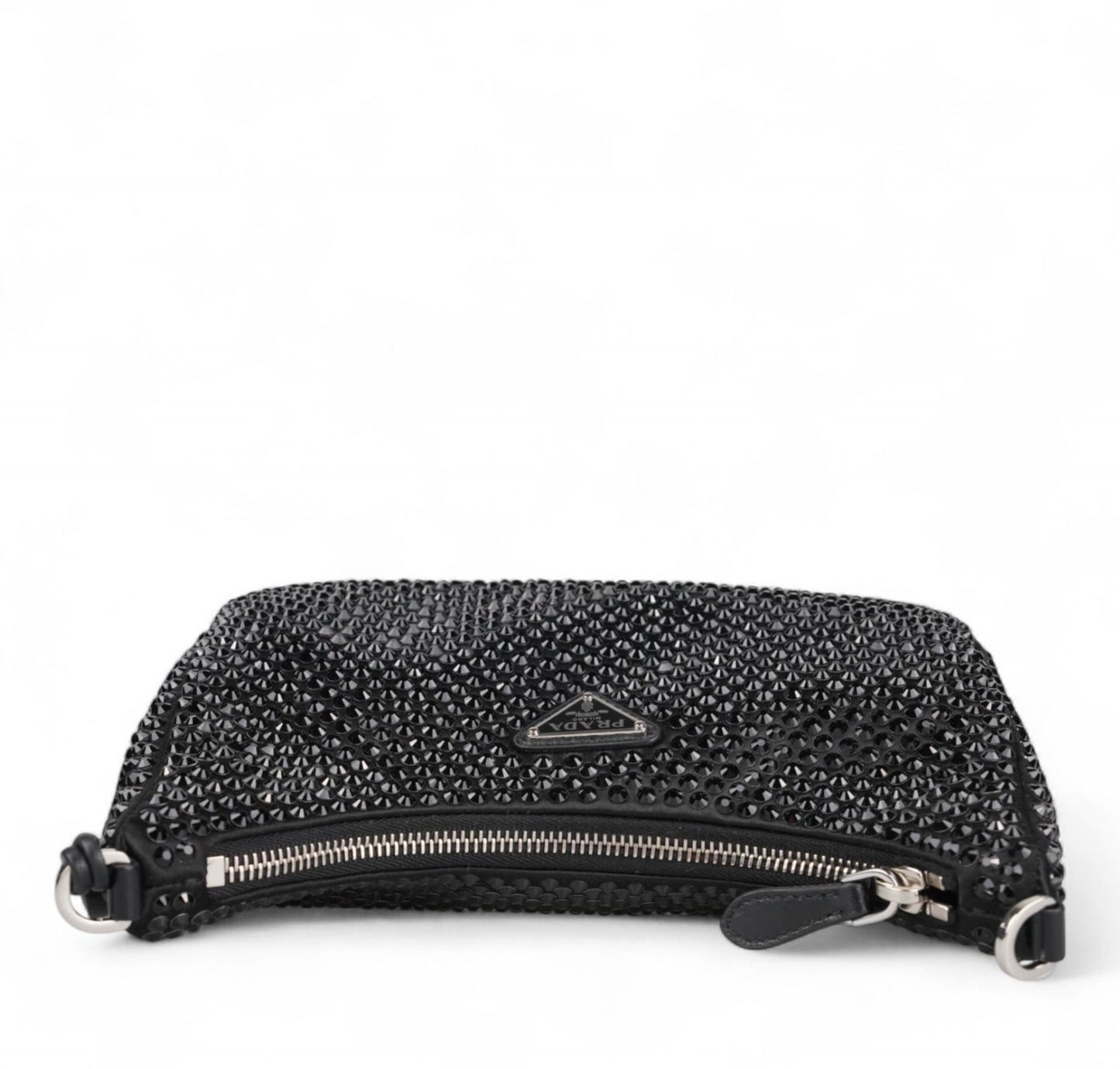 Mini Borsa Re-Edition 2005 In Raso Con Cristalli