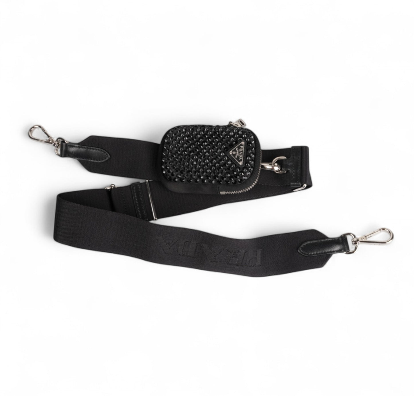 Mini Borsa Re-Edition 2005 In Raso Con Cristalli