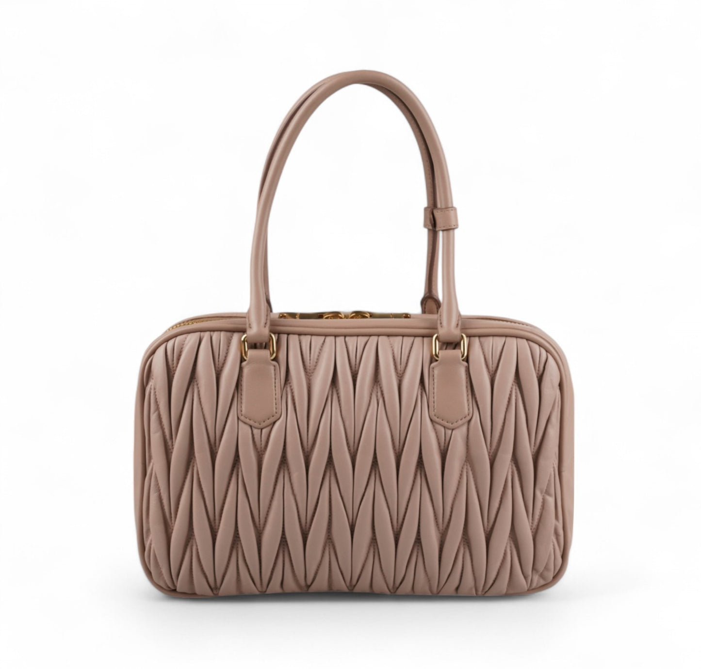 Bauletto in nappa matelassé