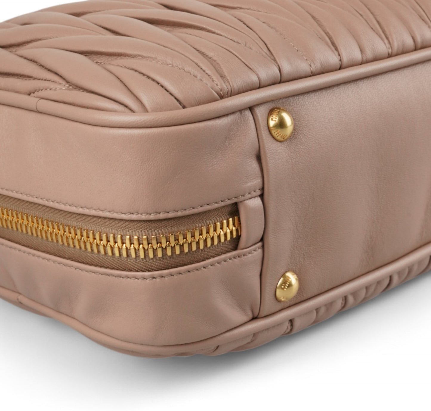 Bauletto in nappa matelassé