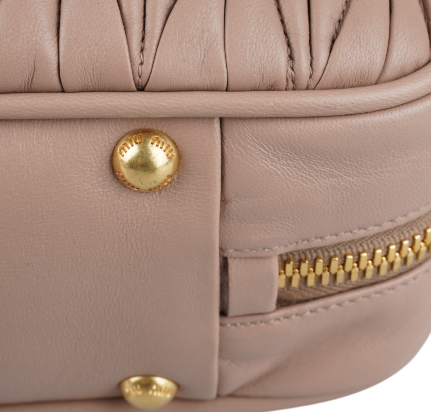 Bauletto in nappa matelassé