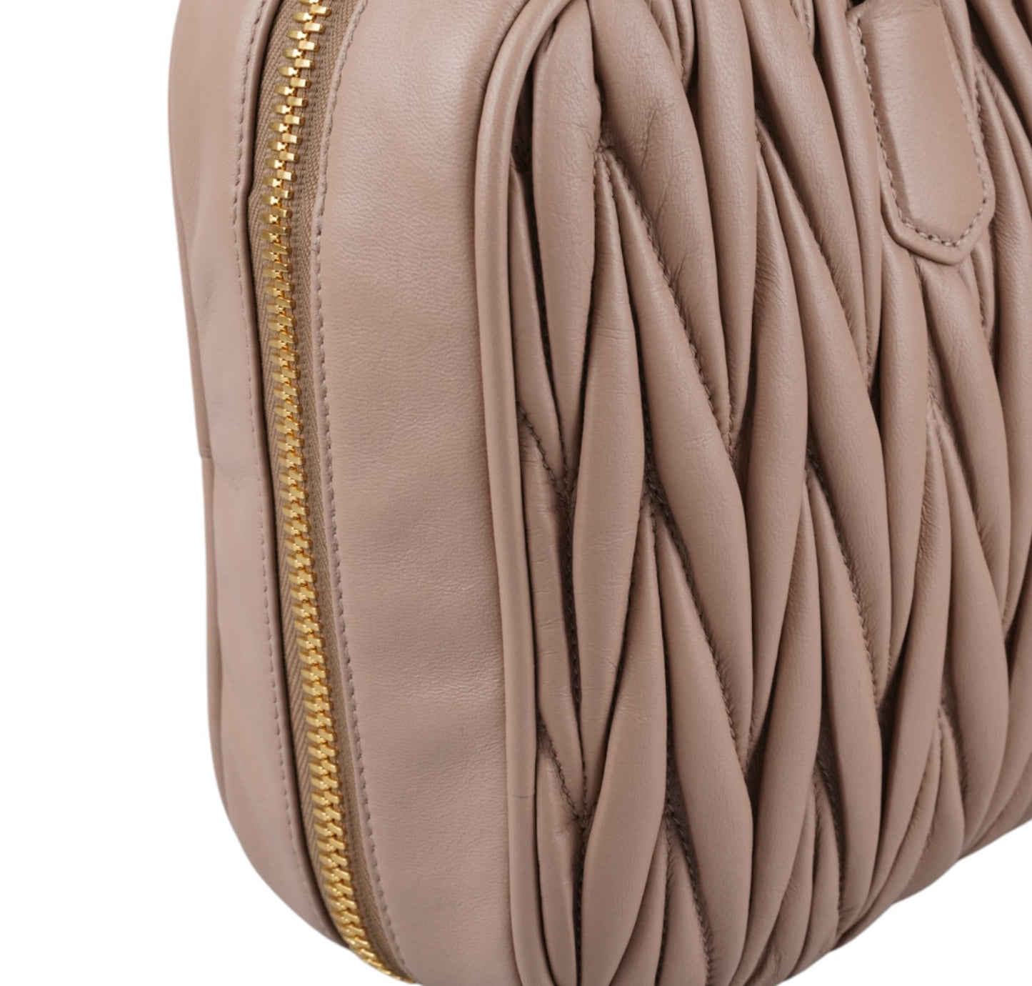 Bauletto in nappa matelassé