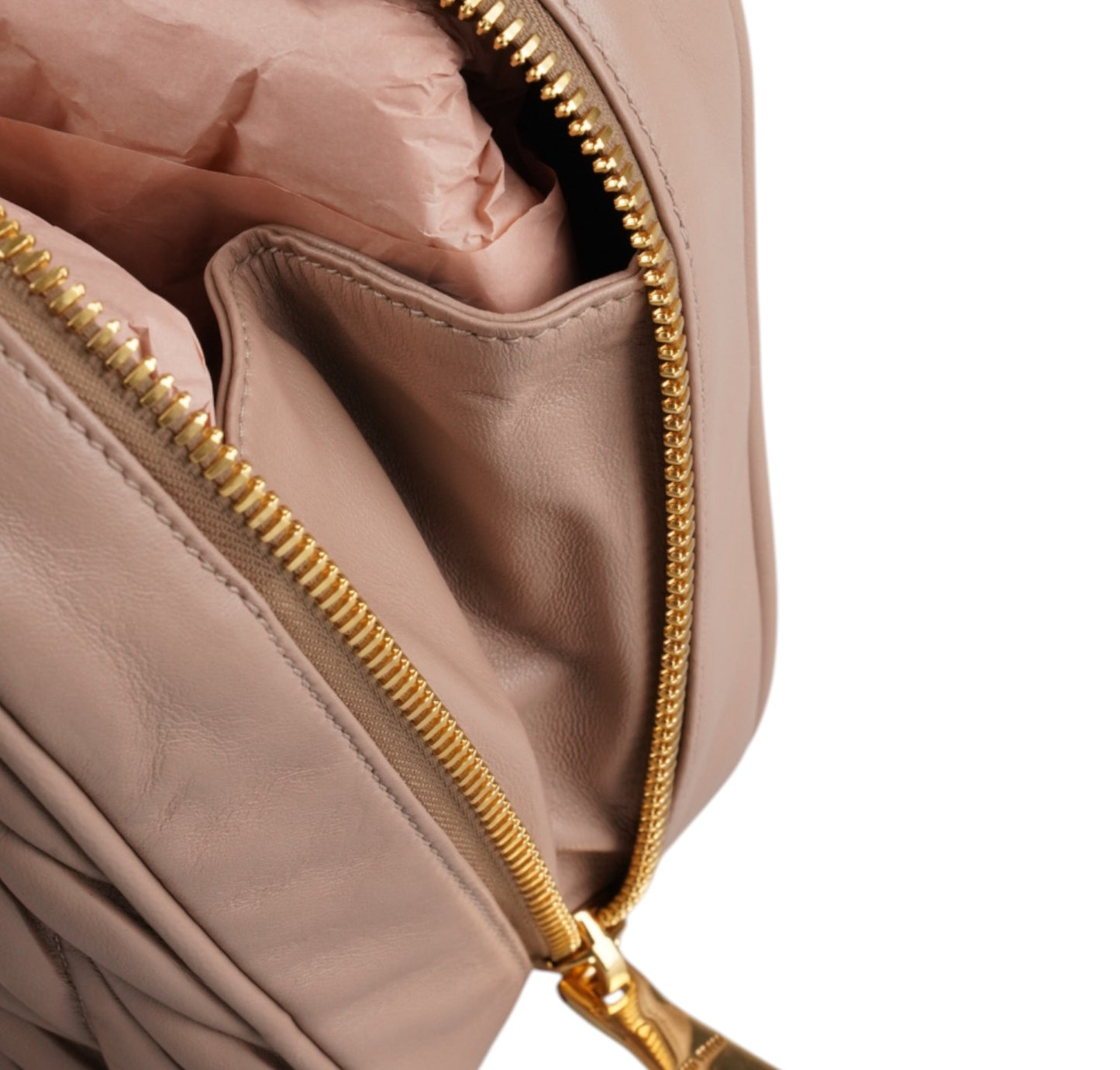 Bauletto in nappa matelassé