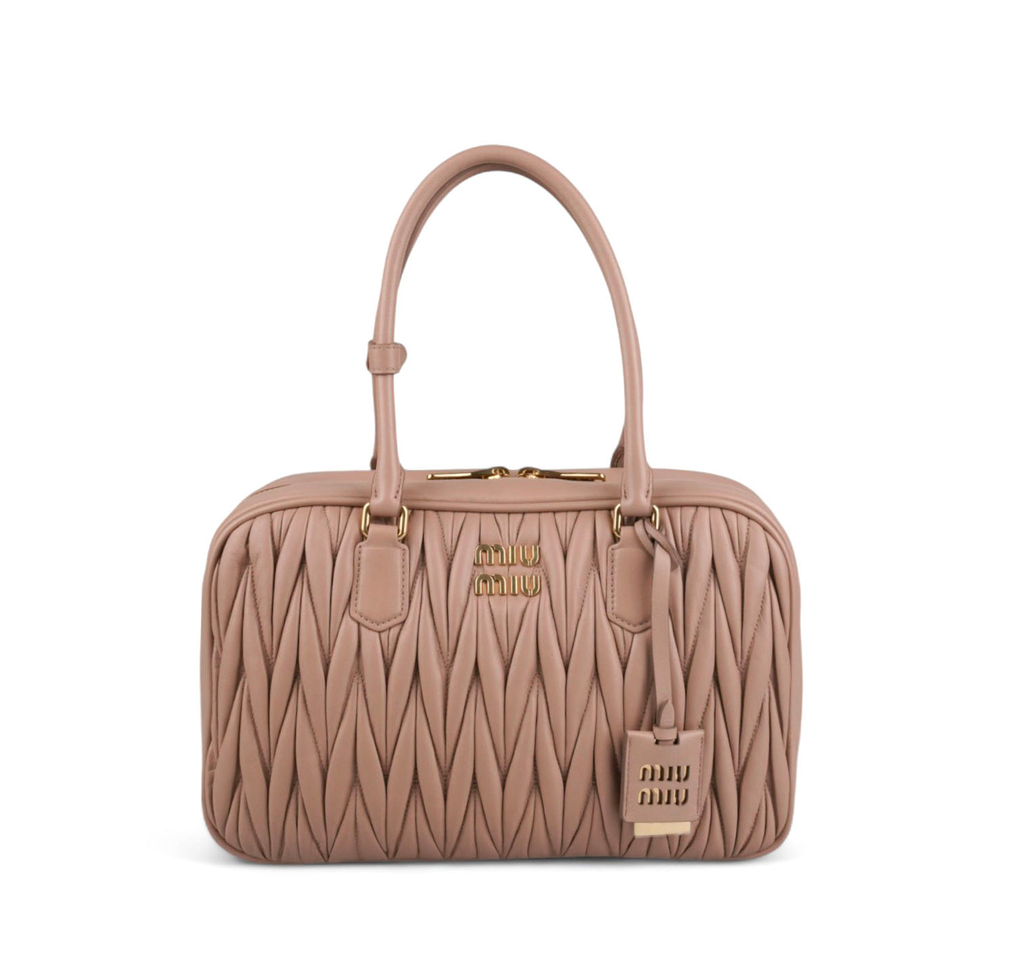 Bauletto in nappa matelassé