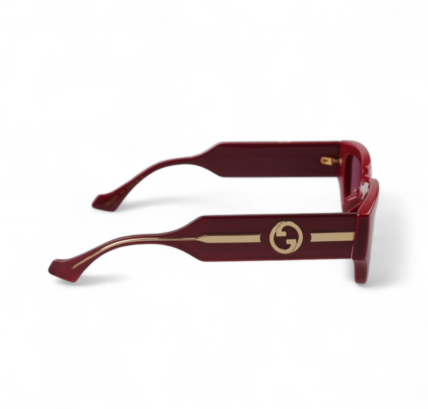 Interlocking Shiny Burgundy