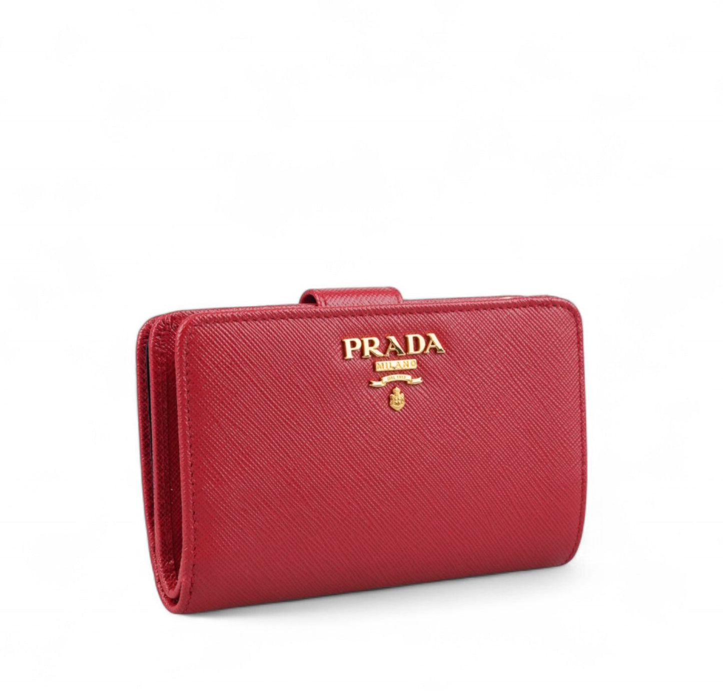 Portafoglio Saffiano Rosso