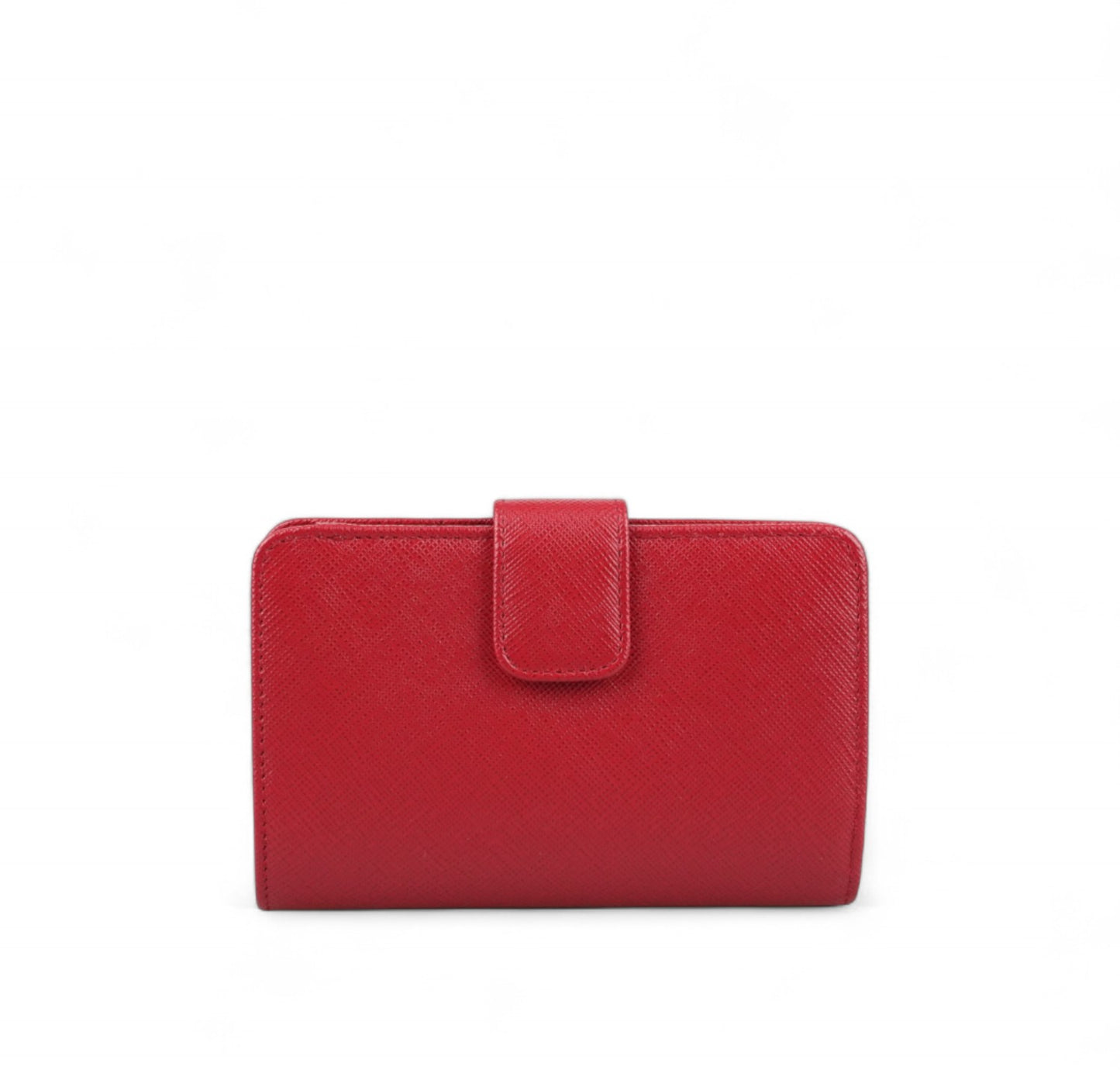 Portafoglio Saffiano Rosso