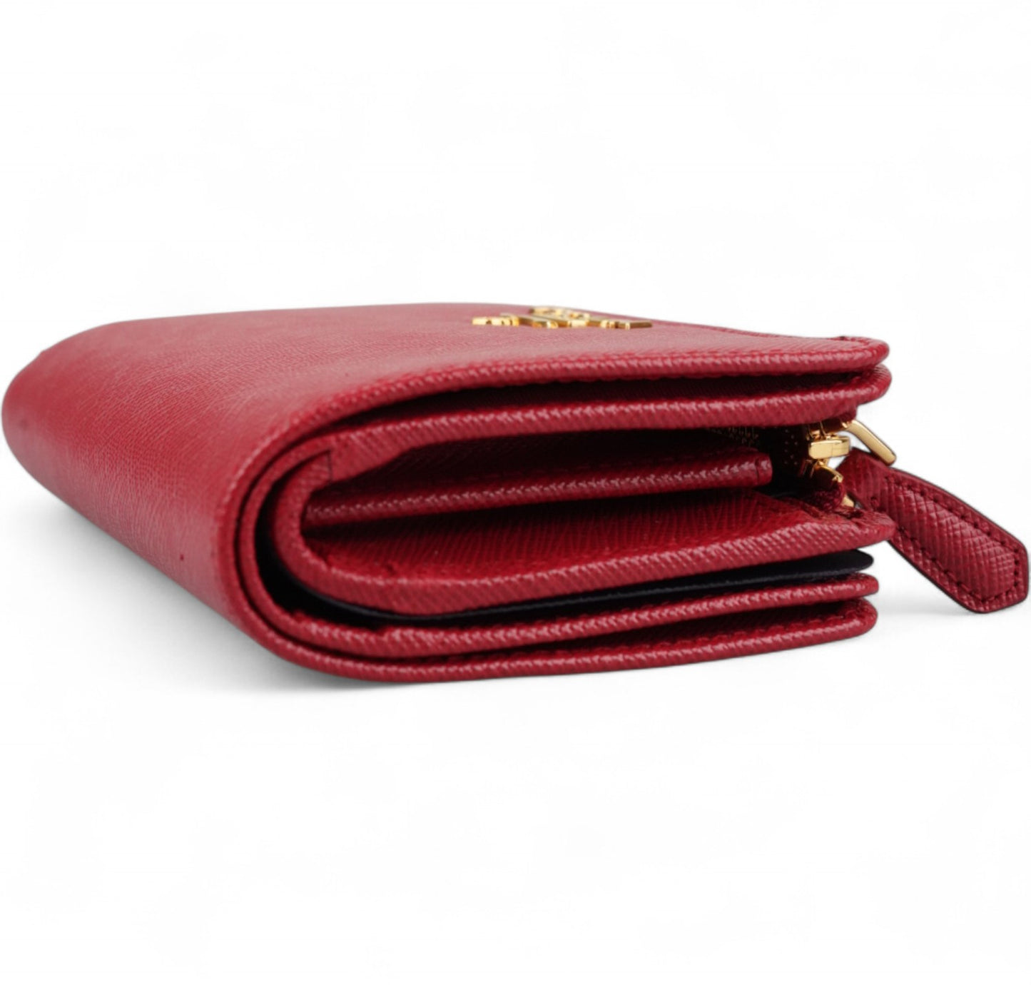 Portafoglio Saffiano Rosso
