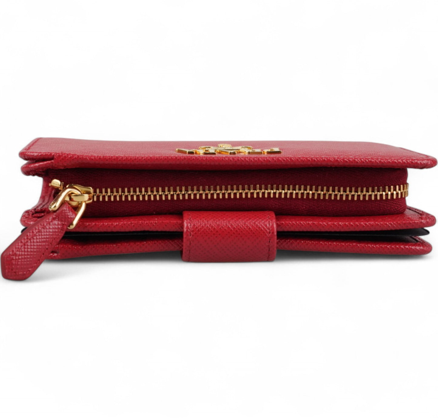 Portafoglio Saffiano Rosso