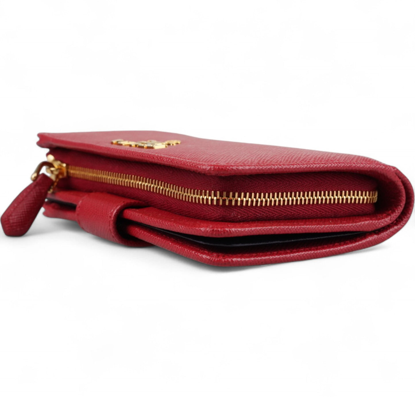 Portafoglio Saffiano Rosso