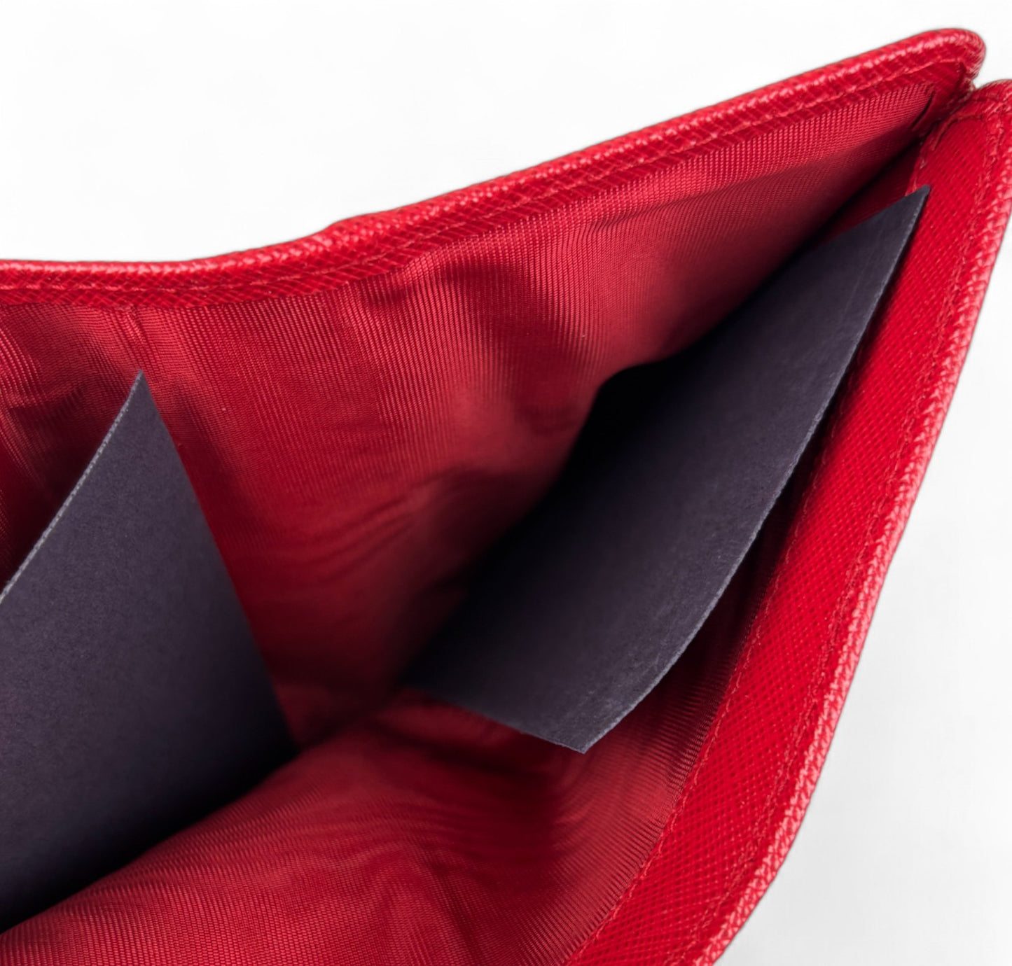 Portafoglio Saffiano Rosso