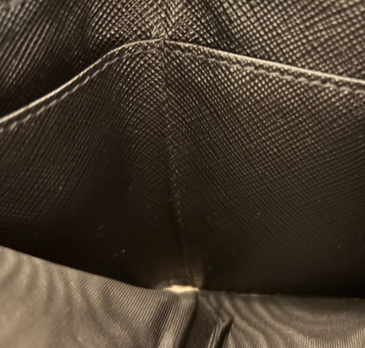 Black Saffiano Wallet