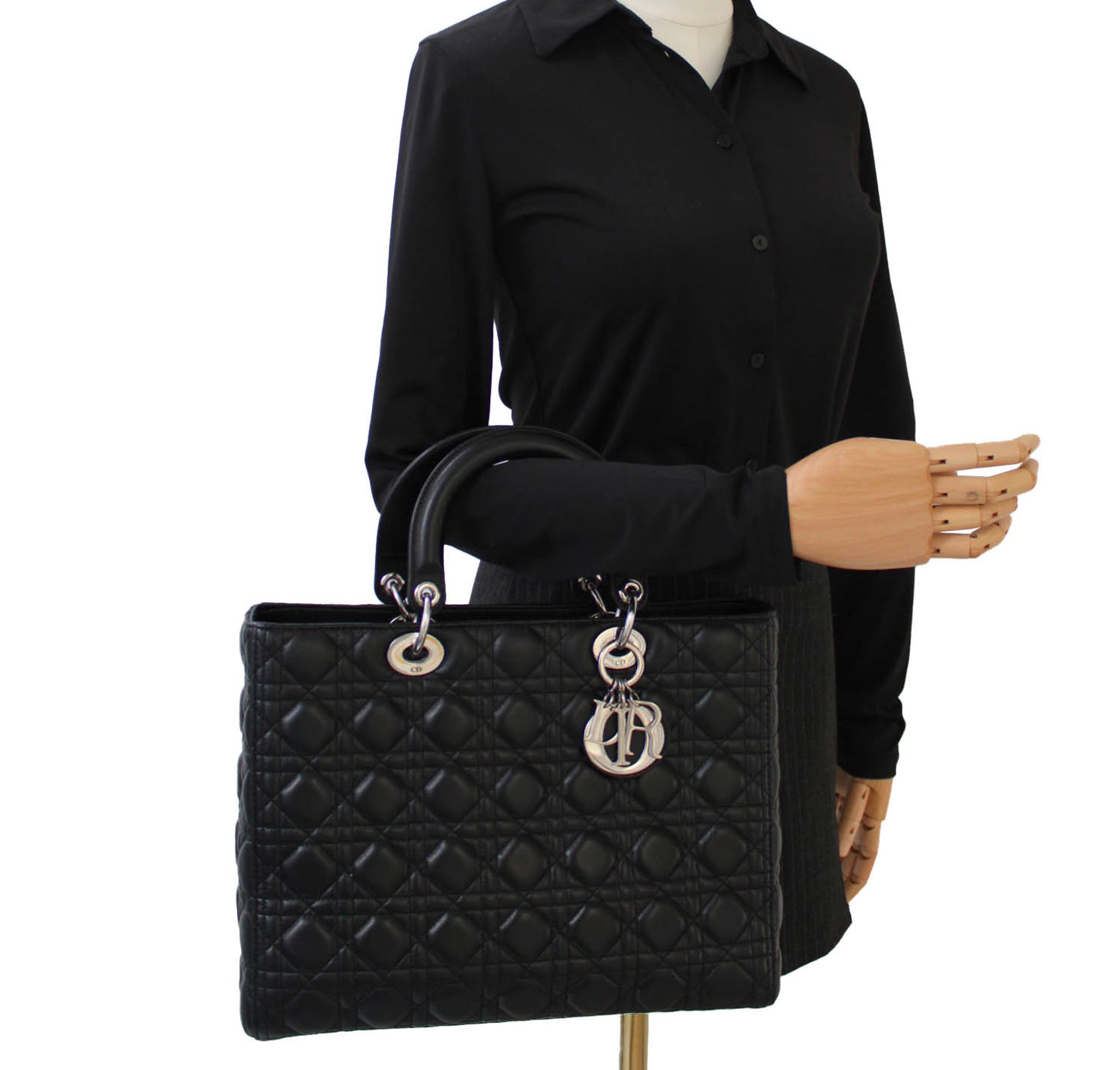 Lady Dior Large Black