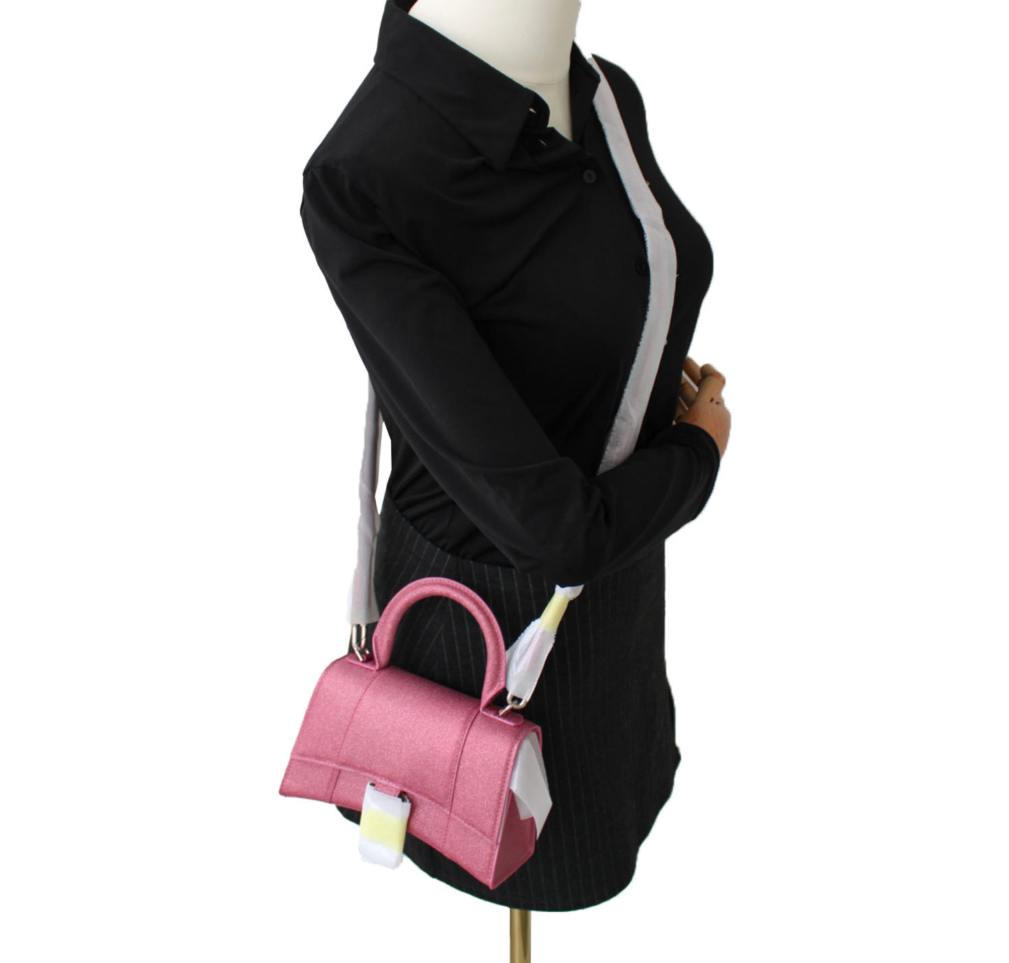 Hourglass Xs Glitter Pink