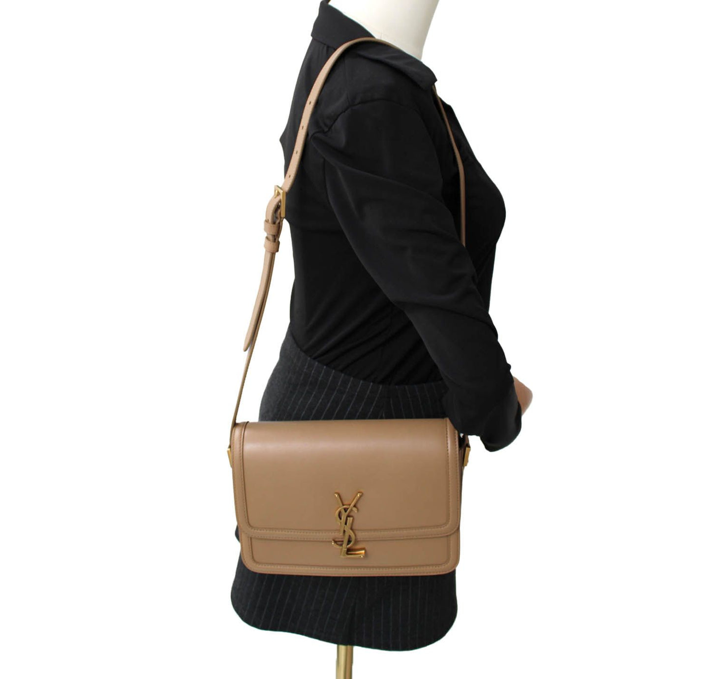 Solferino Pelle Box Media Beige