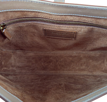 Le 5 à 7 Smooth Brown Leather