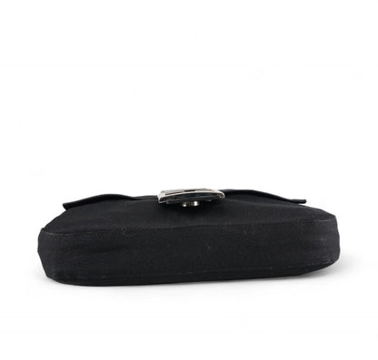 Black Nylon Baguette