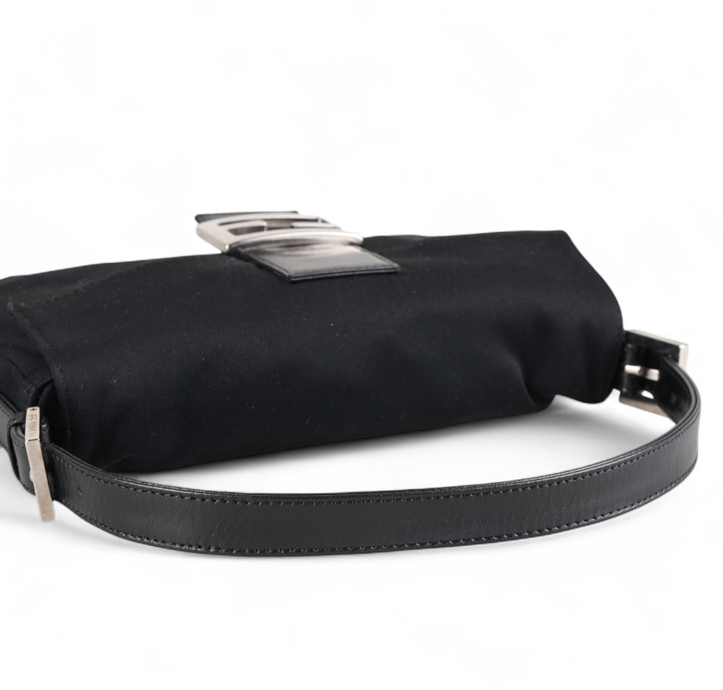 Black Nylon Baguette