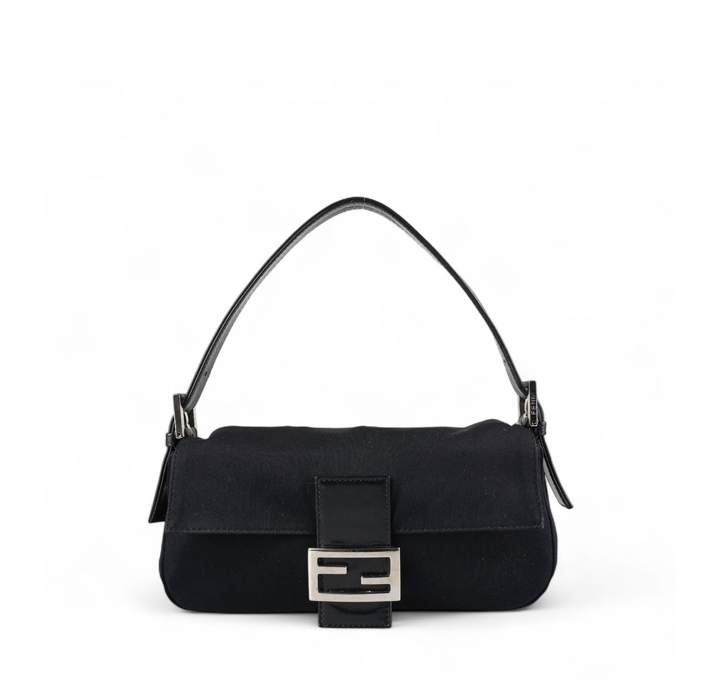 Black Nylon Baguette