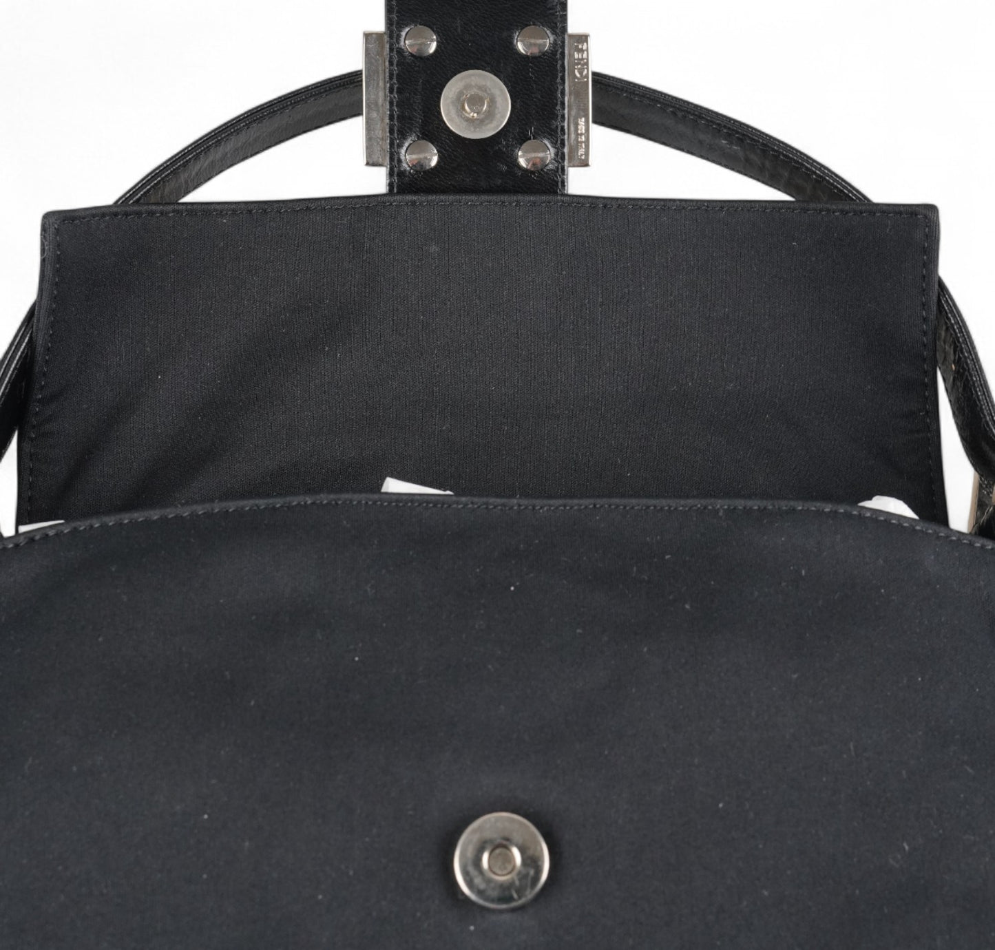 Black Nylon Baguette