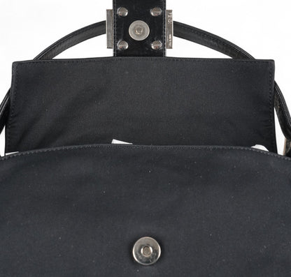 Black Nylon Baguette