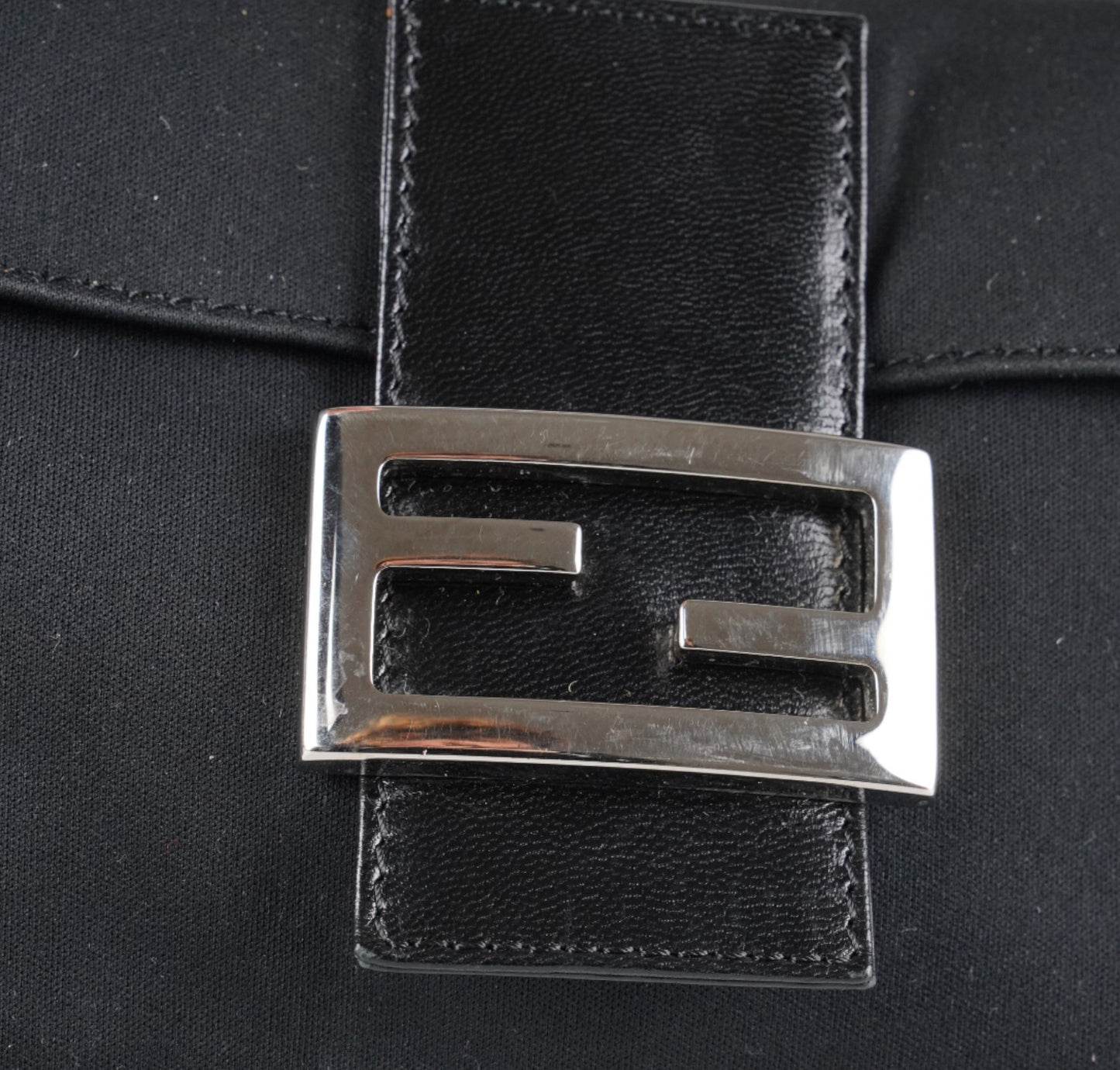 Black Nylon Baguette