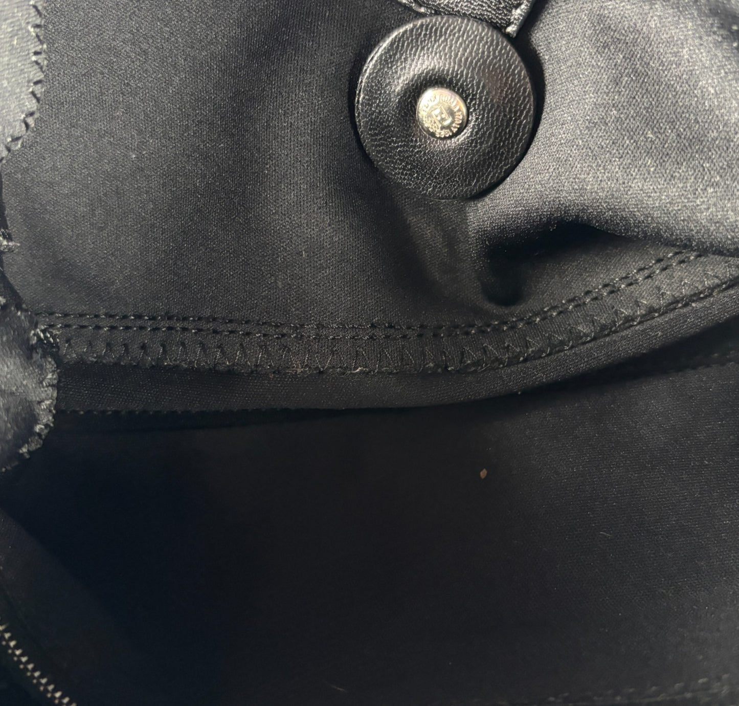 Black Nylon Baguette