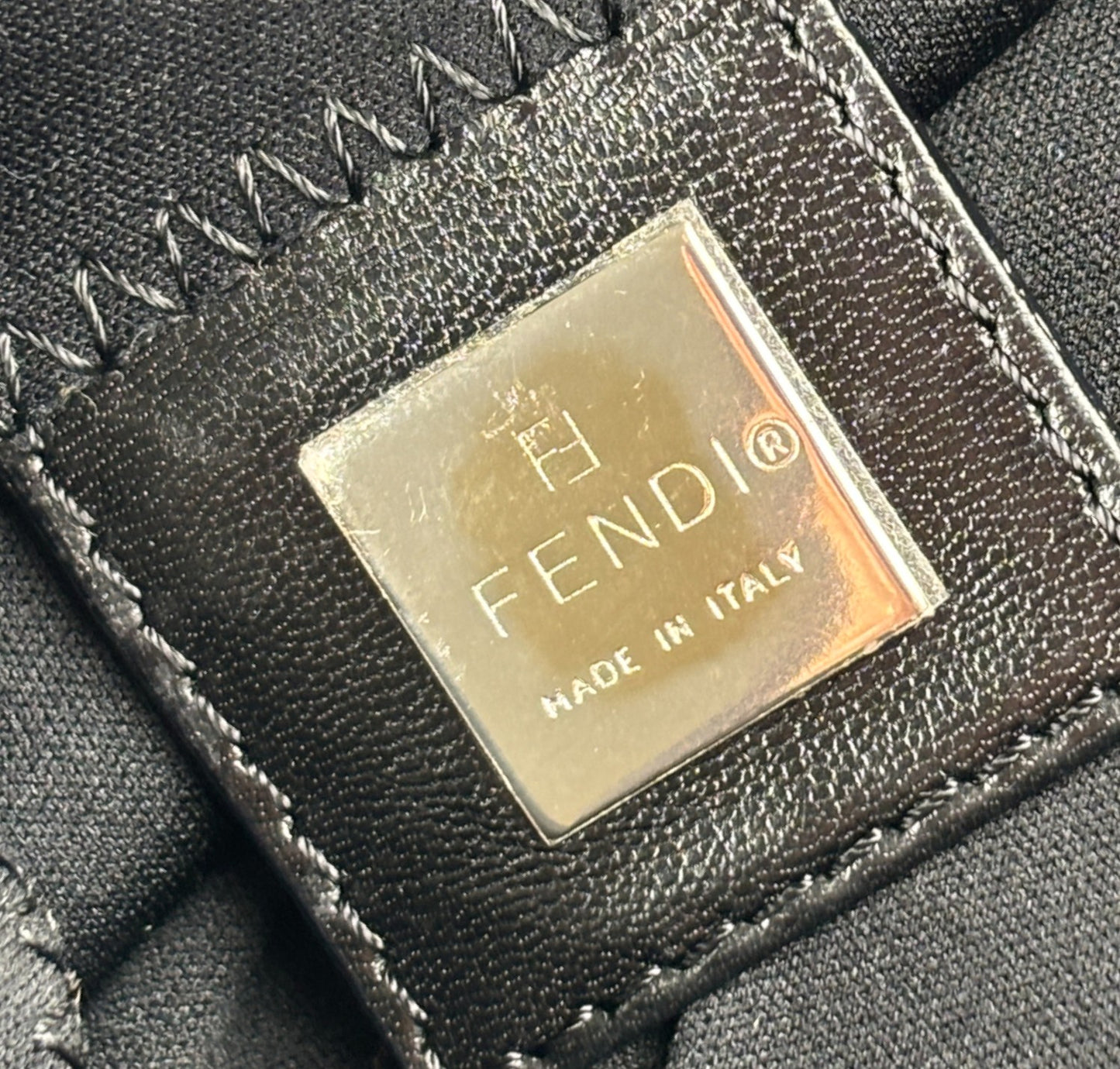 Black Nylon Baguette