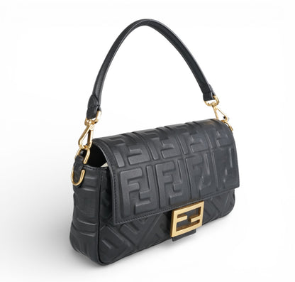 Baguette in Nappa Nera