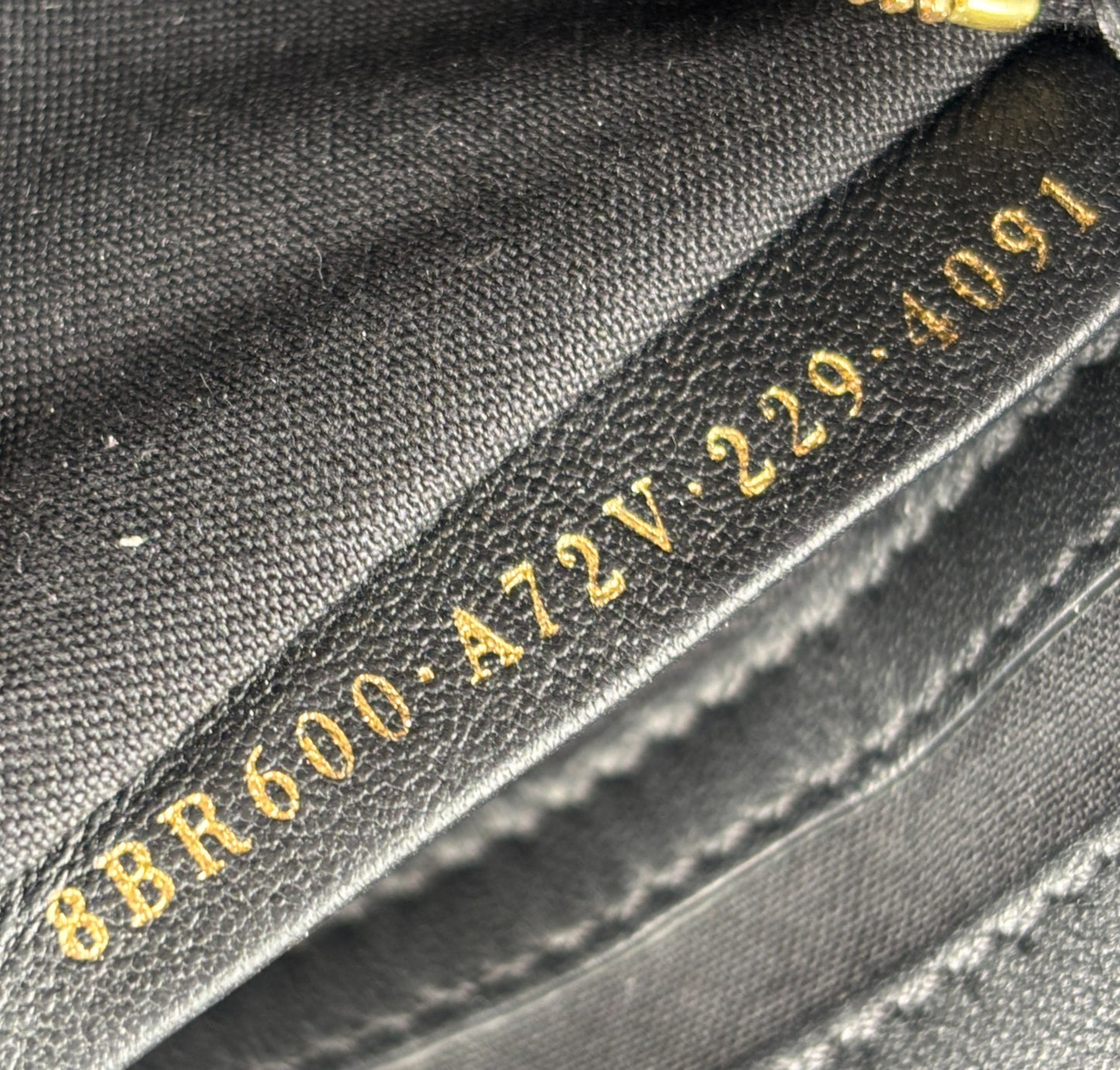 Baguette in Nappa Nera