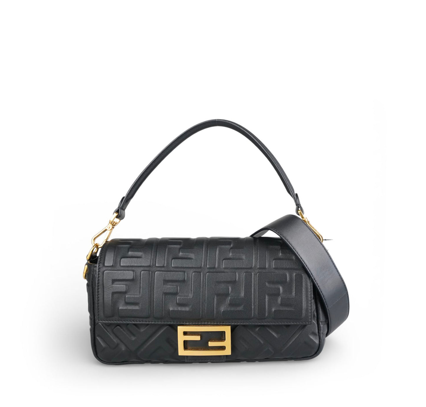 Baguette in Nappa Nera