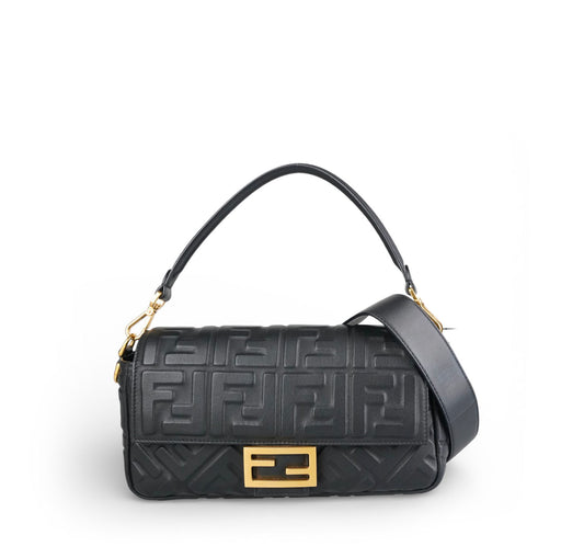 Baguette in Nappa Nera