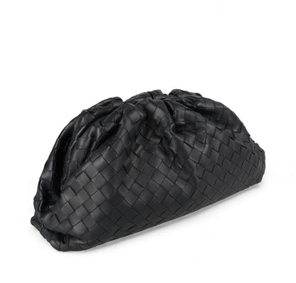 Burgundy Woven Maxi Pouch