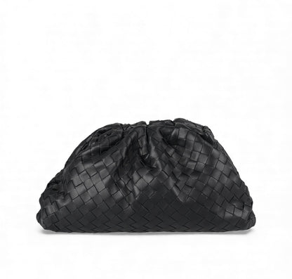 Burgundy Woven Maxi Pouch